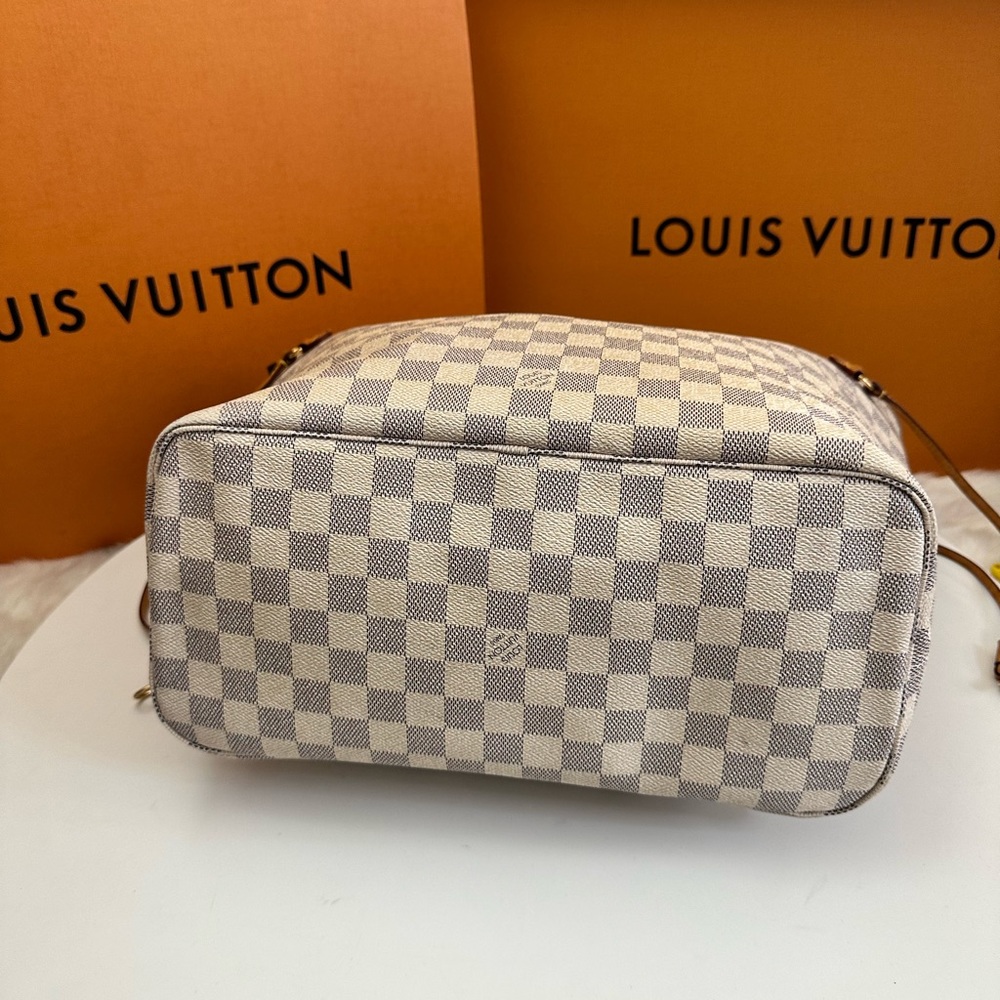 💎✨BEAUTIFUL✨💎 Louis Vuitton Damier Azur Neverfull MM Tote Bag - Picture 8 of 13